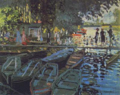 Claude Monet Bathers at La Grenouillere china oil painting image